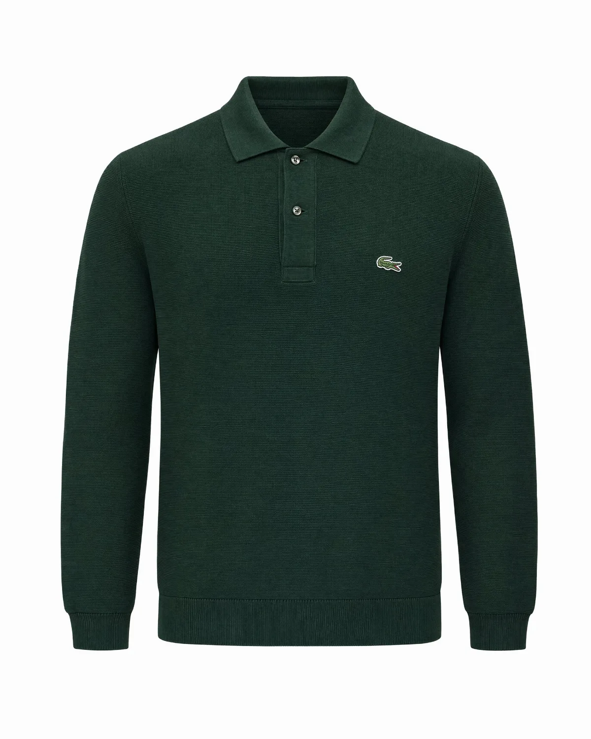 Moss-Stitch Cotton Polo by Lacoste