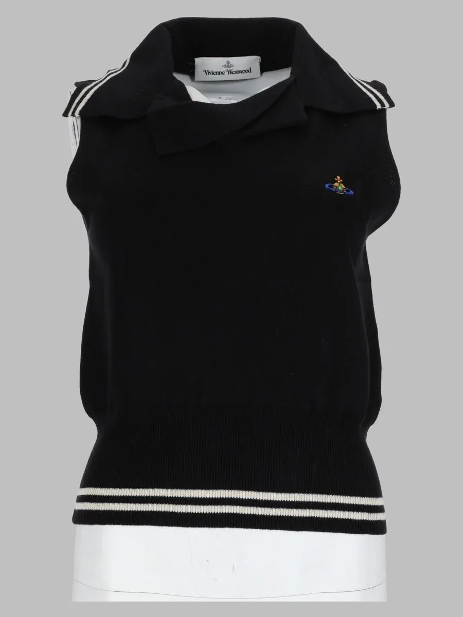 Cotton Cashmere Blend Tank Top by Vivienne Westwood