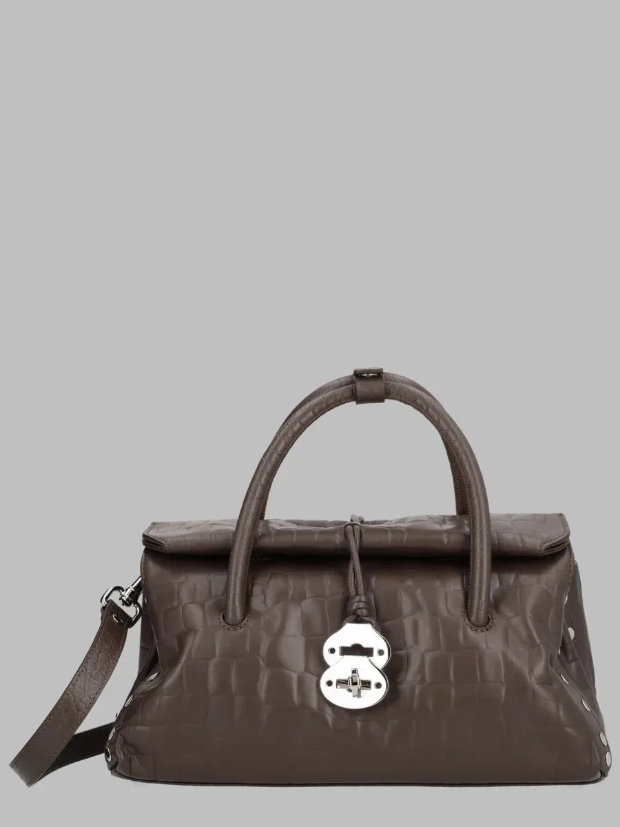 Dotta Leather Top Handle Bag by Zanellato