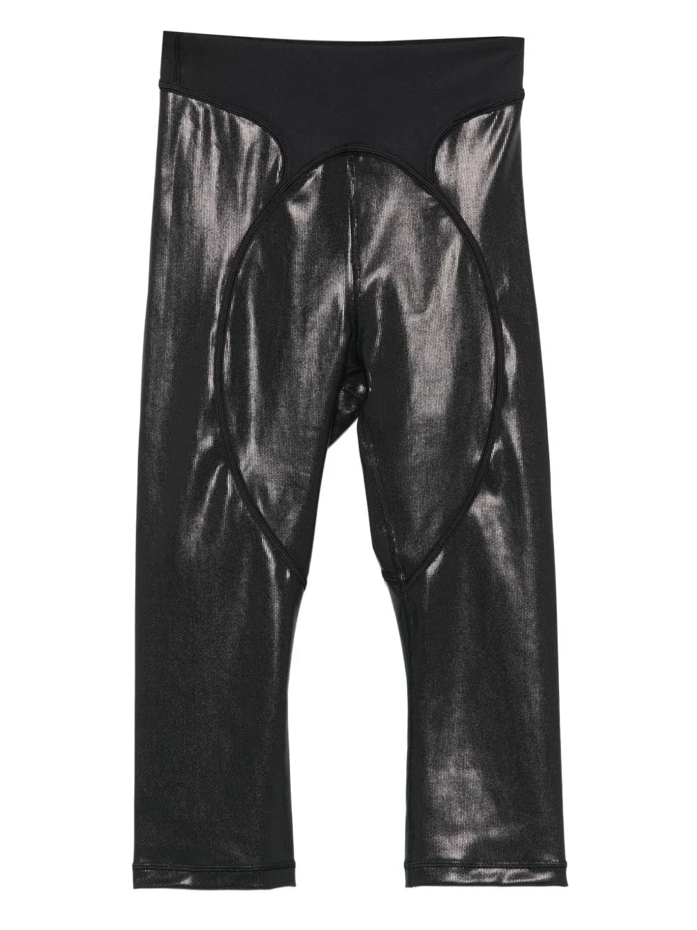 Adidas by Stella McCartney Metallic-Panelled Logo Leggings by adidas by stella mccartney