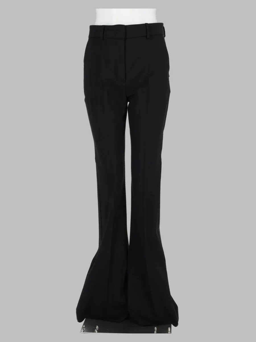 Flared Virgin Wool Trousers by SPORTMAX