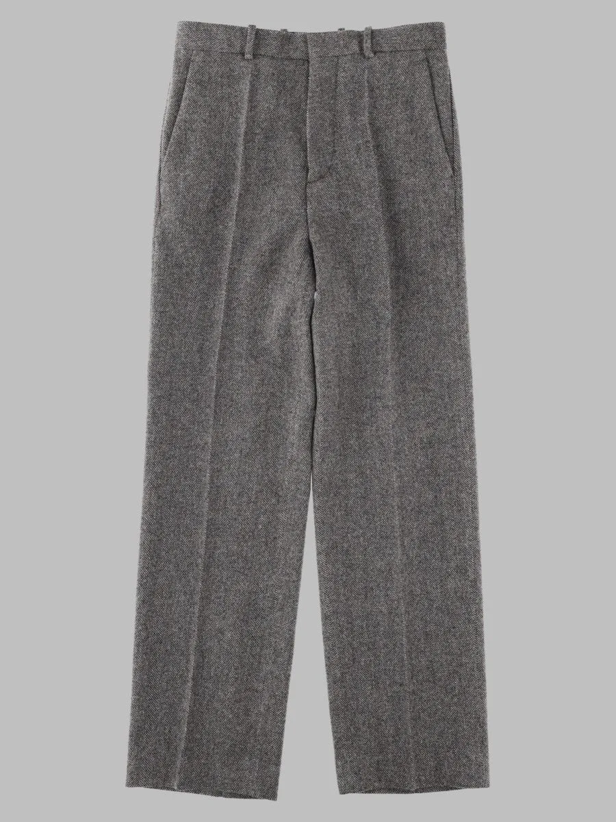 Herringbone Wool Trousers by Maison Margiela