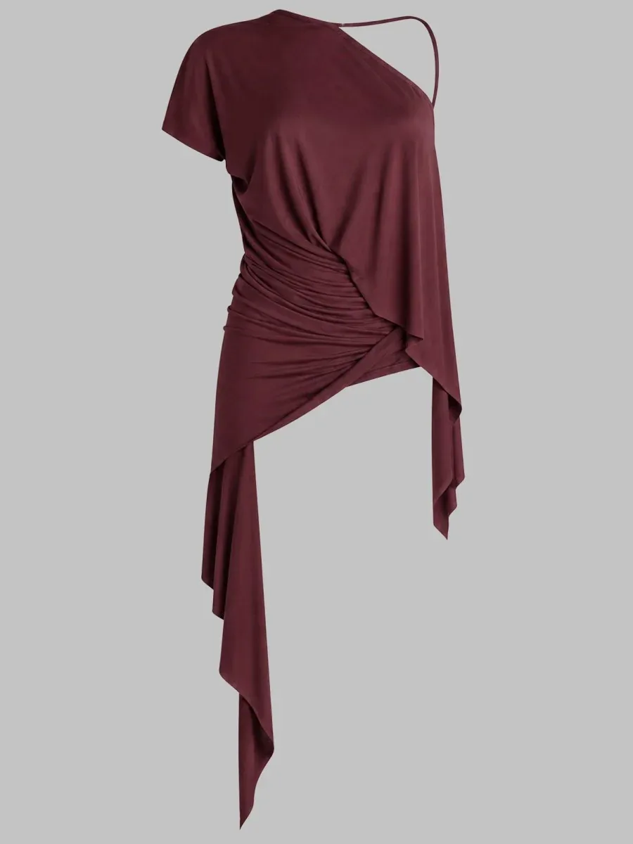 Draped Silk Tunic by Rick Owens Lilies