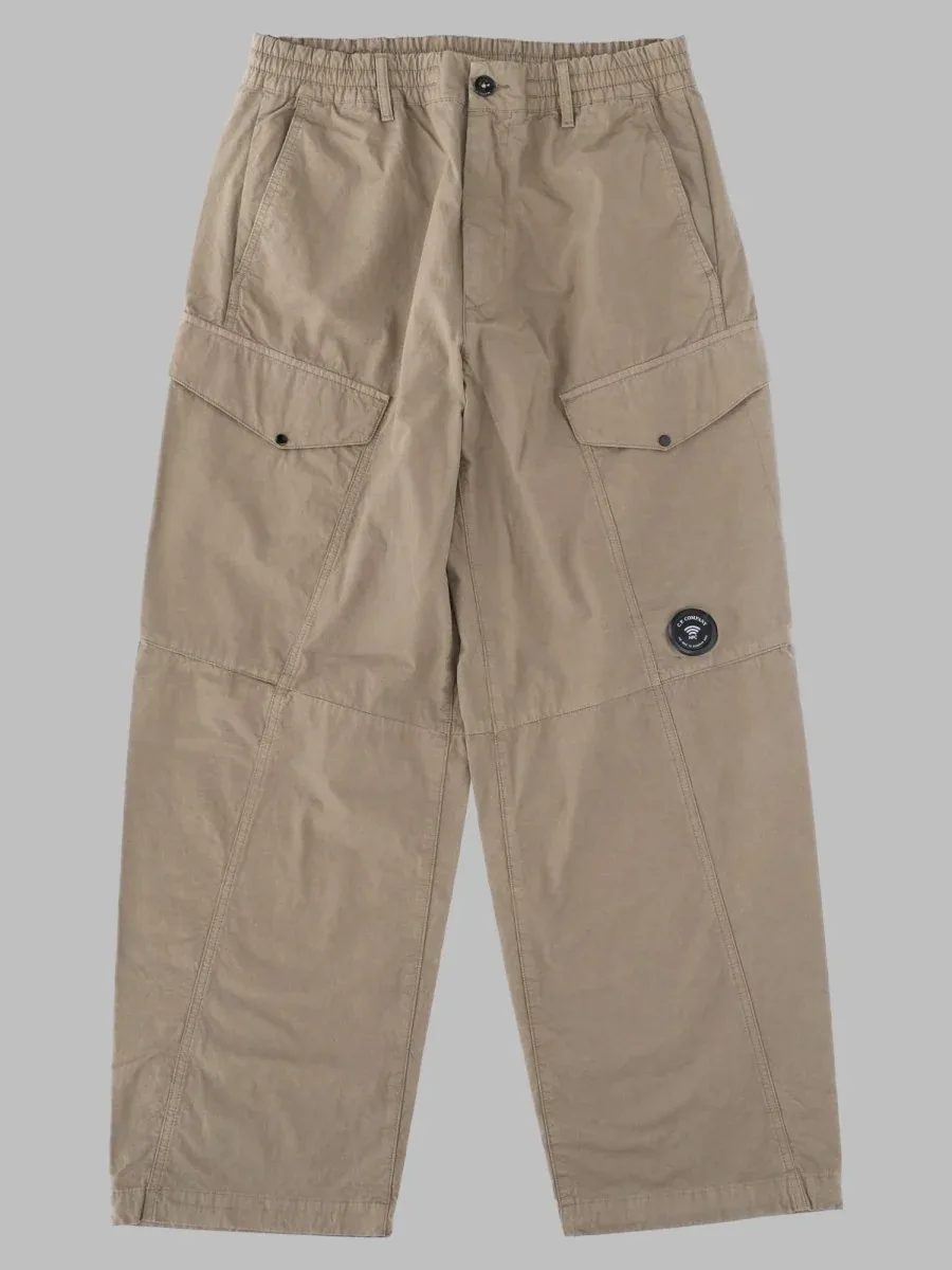 Cotton Satin Cargo Trousers by C.P. Company