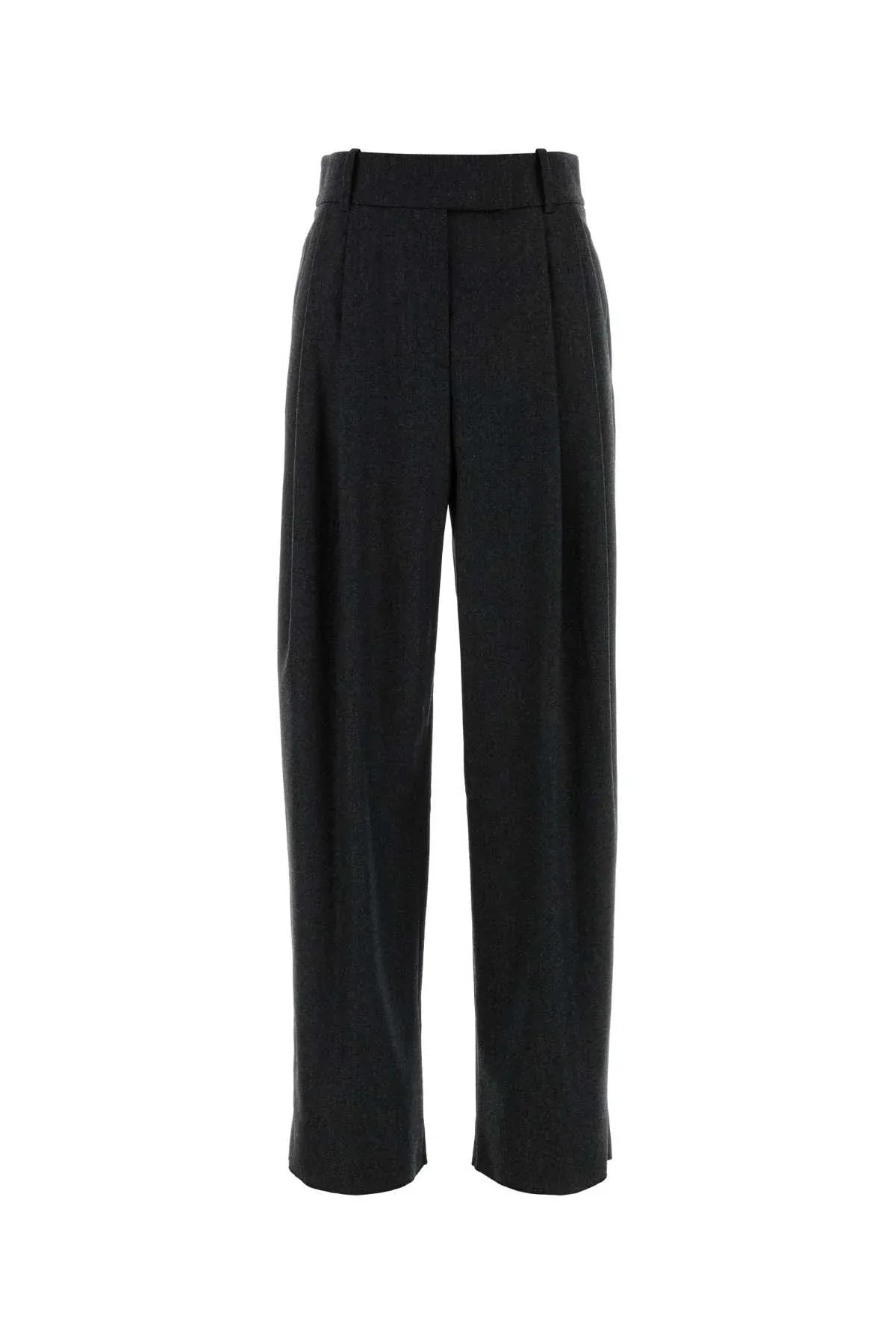 Virgin Wool Blend Trousers by Giorgio Armani