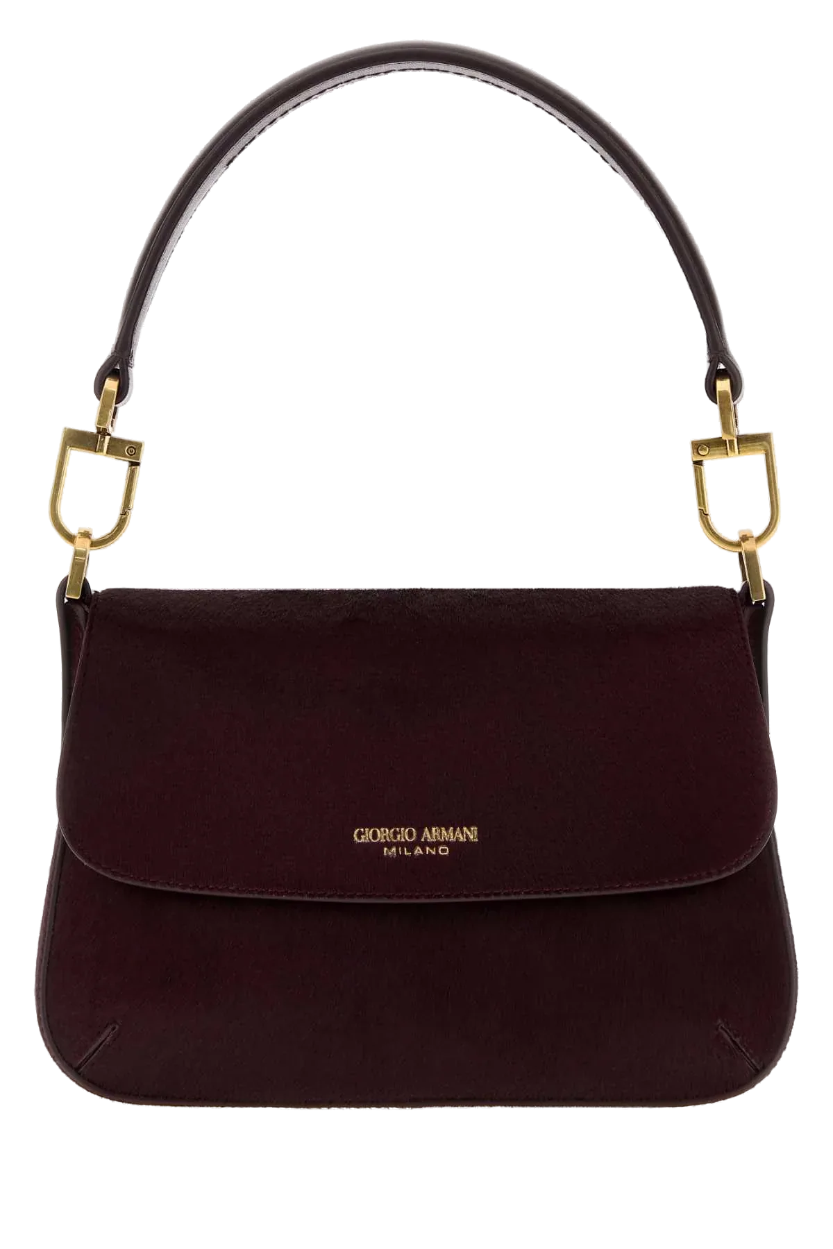 Leather Shoulder Bag by Giorgio Armani