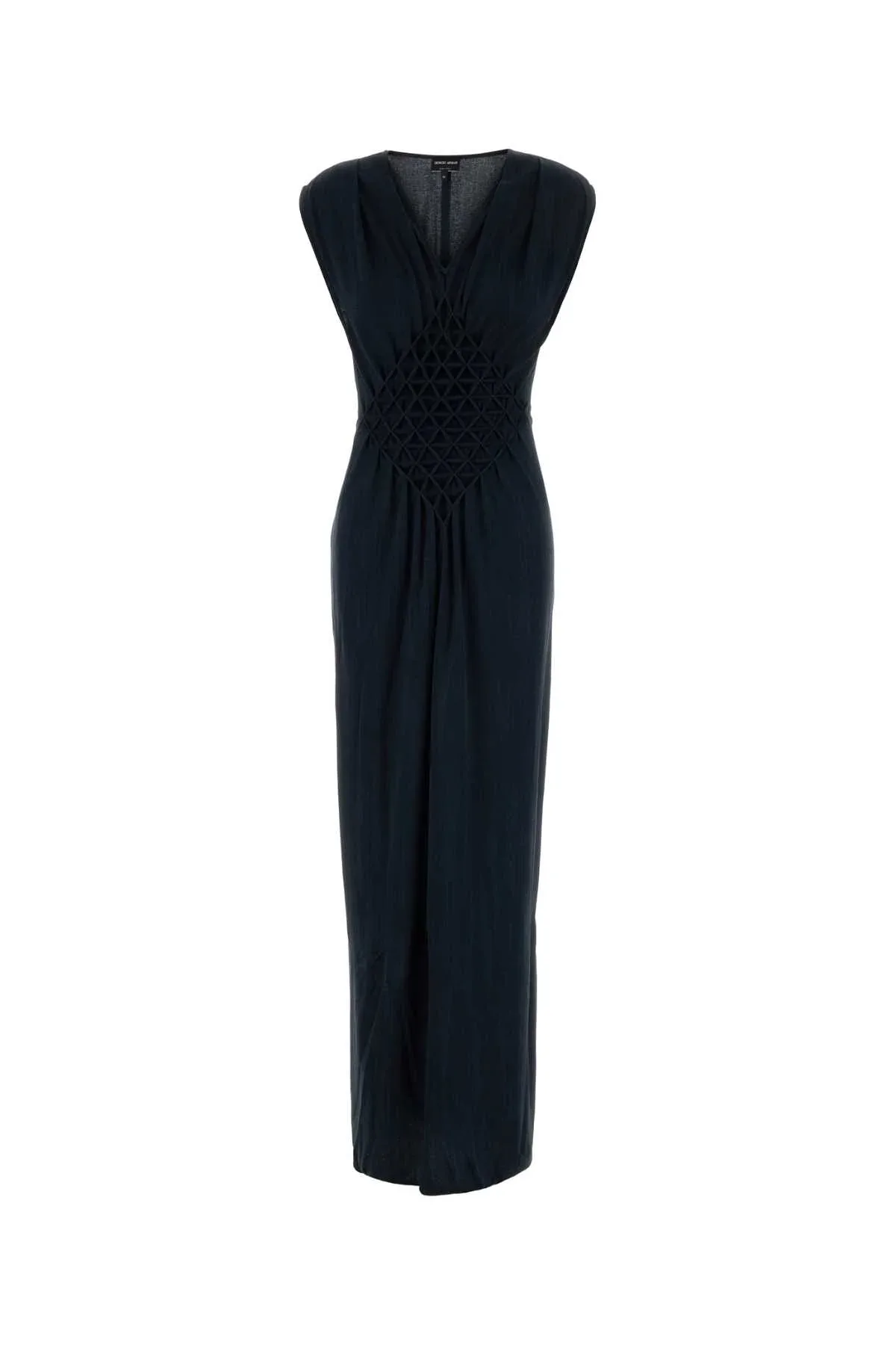 Textured Viscose Dress by Giorgio Armani
