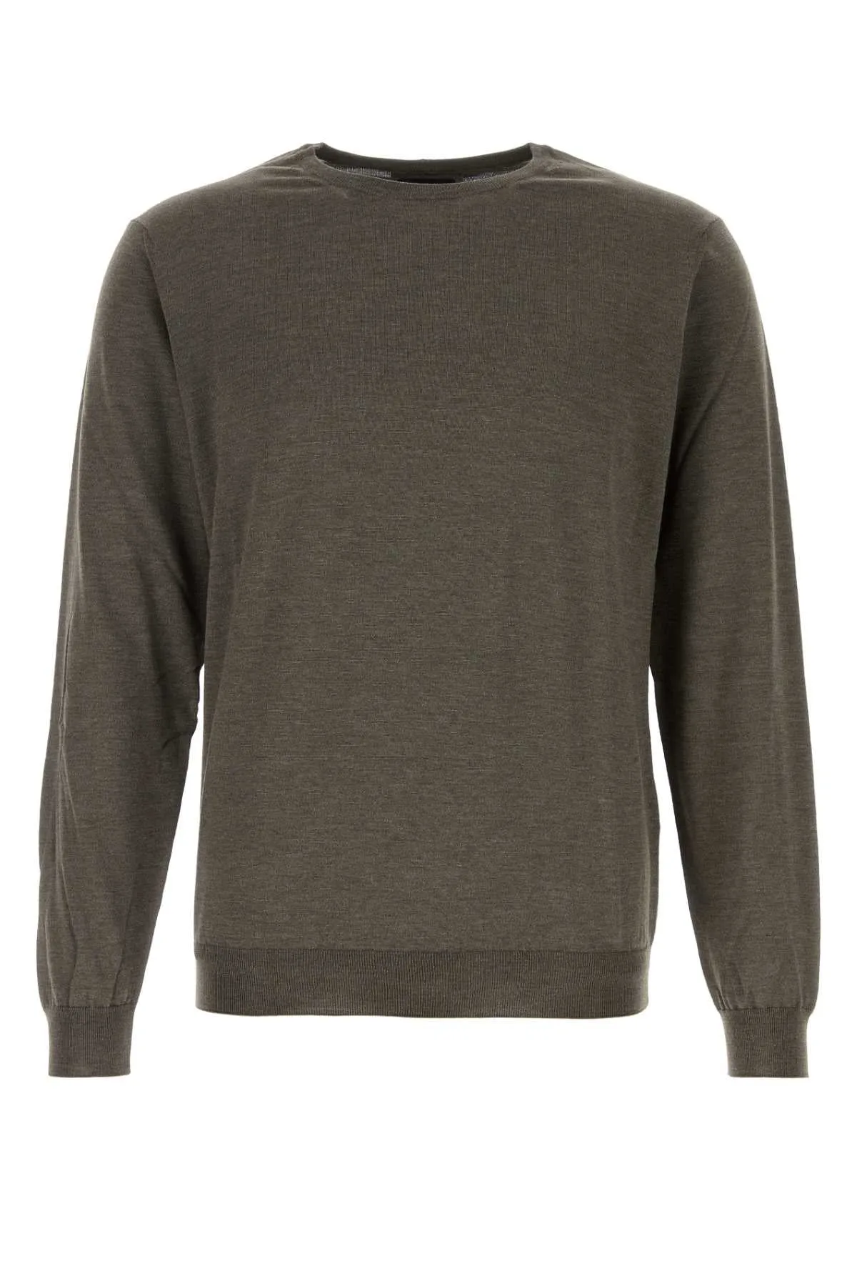 Silk-Blend Crew Neck Sweater by Giorgio Armani