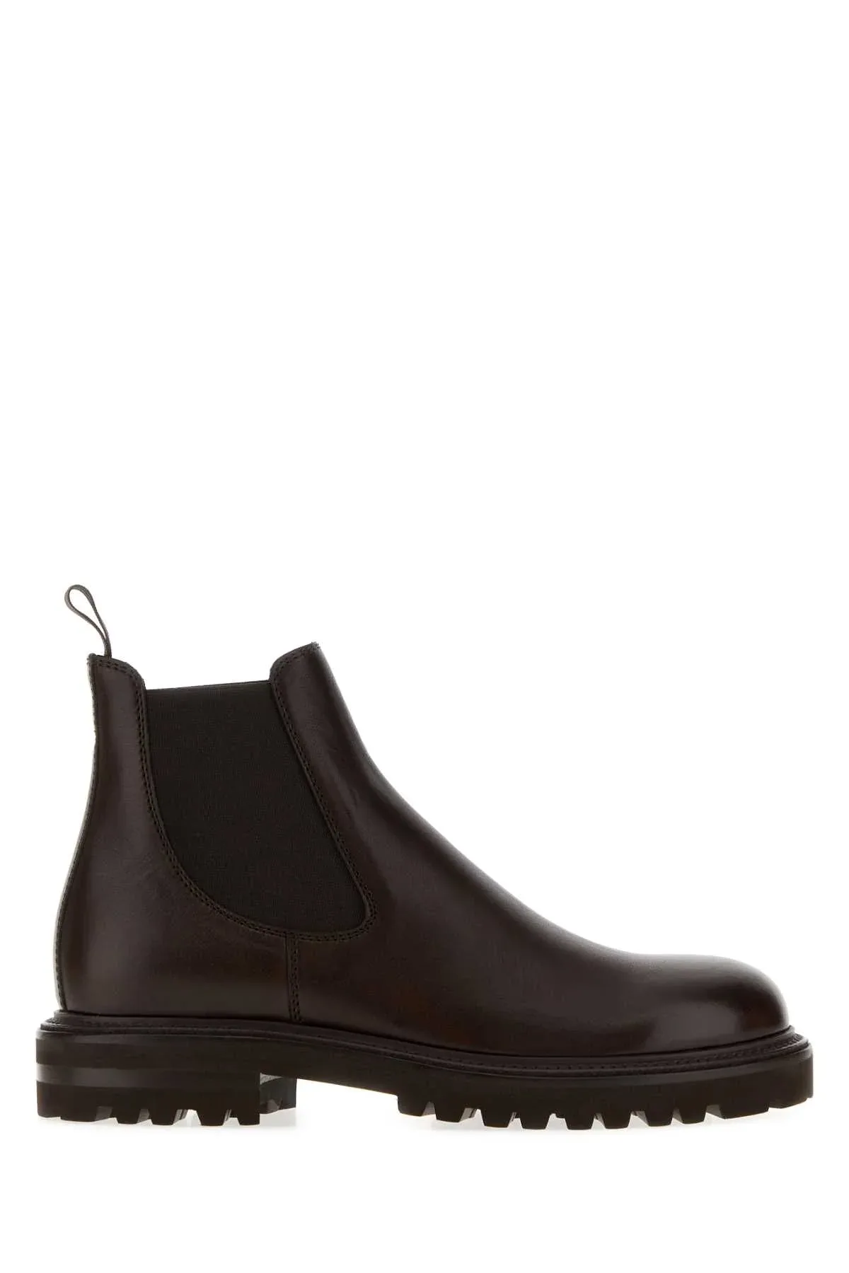 Leather Chelsea Boot by Giorgio Armani