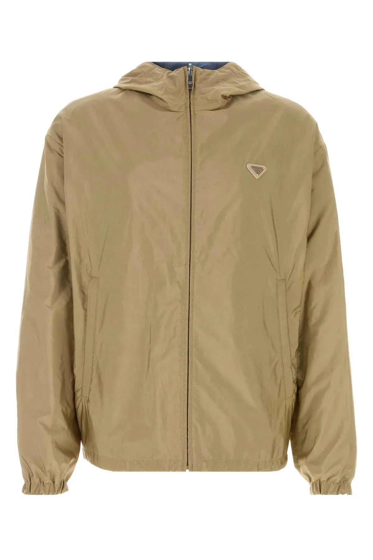 Re-Nylon Reversible Windbreaker Jacket by Prada