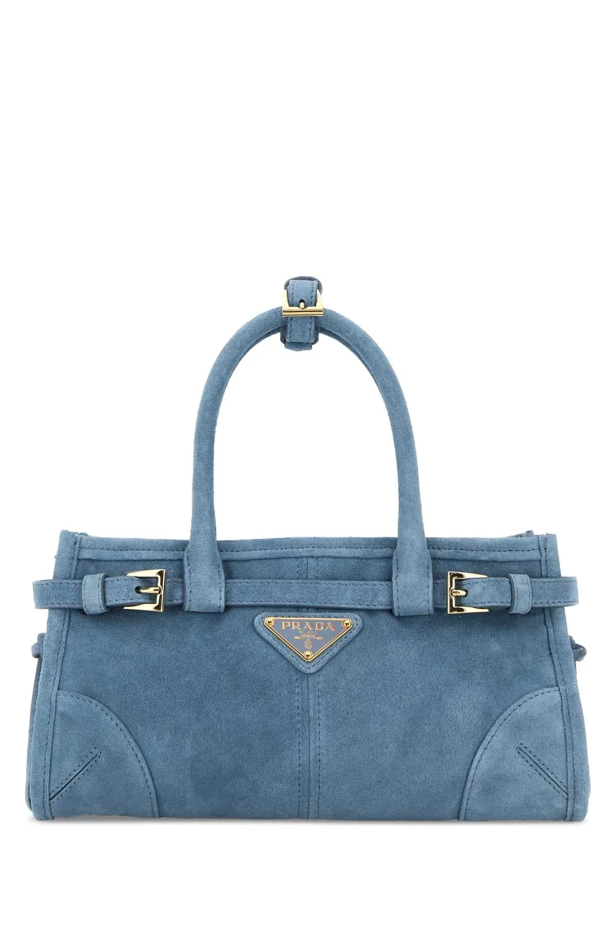 Suede Shoulder Bag by Prada