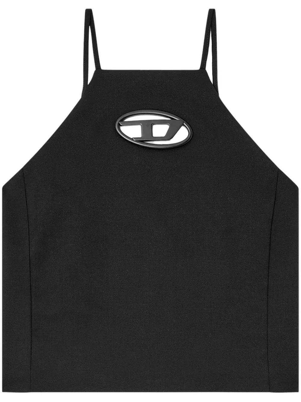 Oval D Logo Halterneck Tank Top by Diesel