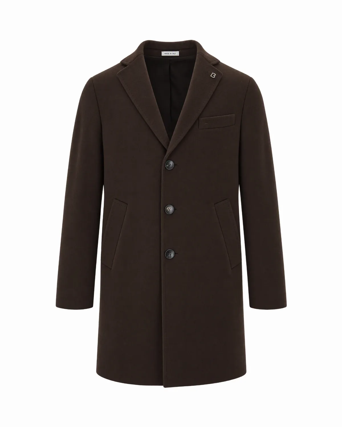 Wool-Cashmere Blend Coat by Breras Milano