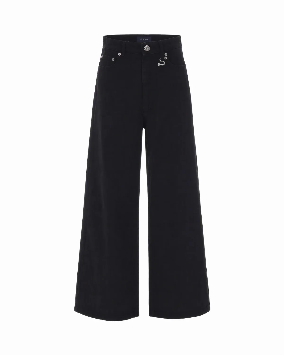 Wide-Leg Garment-Dyed Trousers by SPORTMAX