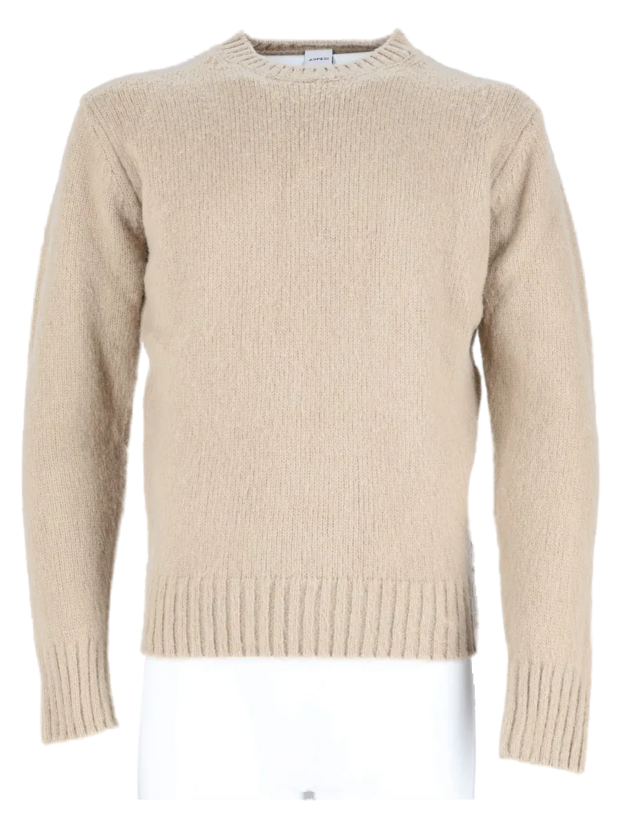Ribbed Wool Sweater by Aspesi