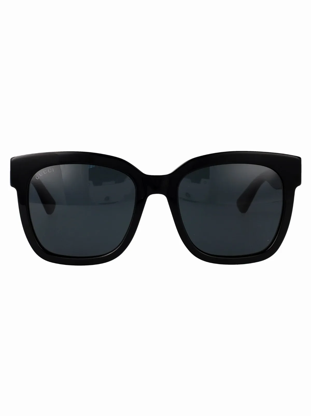 GG0034SN Black Resin Square Sunglasses