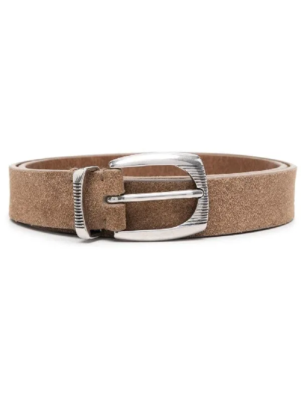 Suede Leather Belt by BRUNELLO CUCINELLI