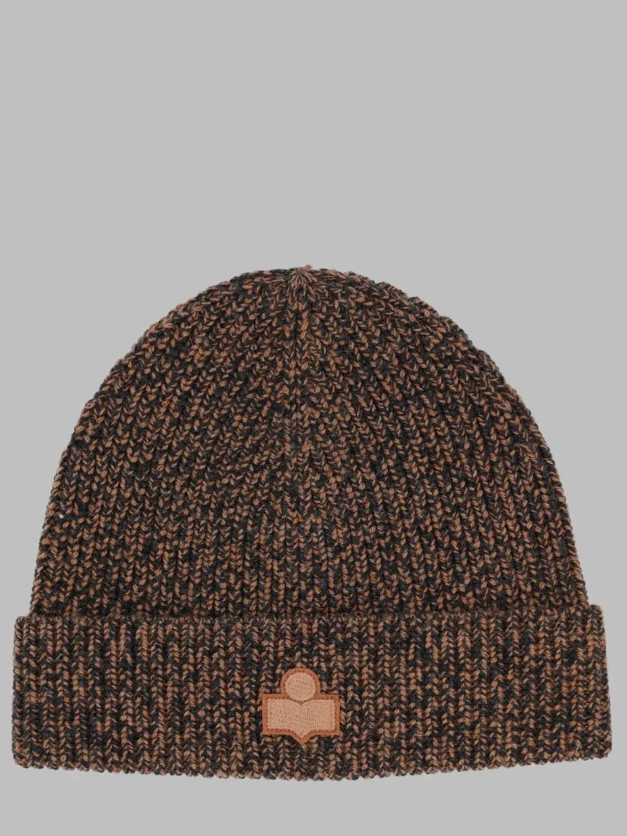 BE015MFA_A4L01AANCM Merino Wool Beanie by Isabel marant