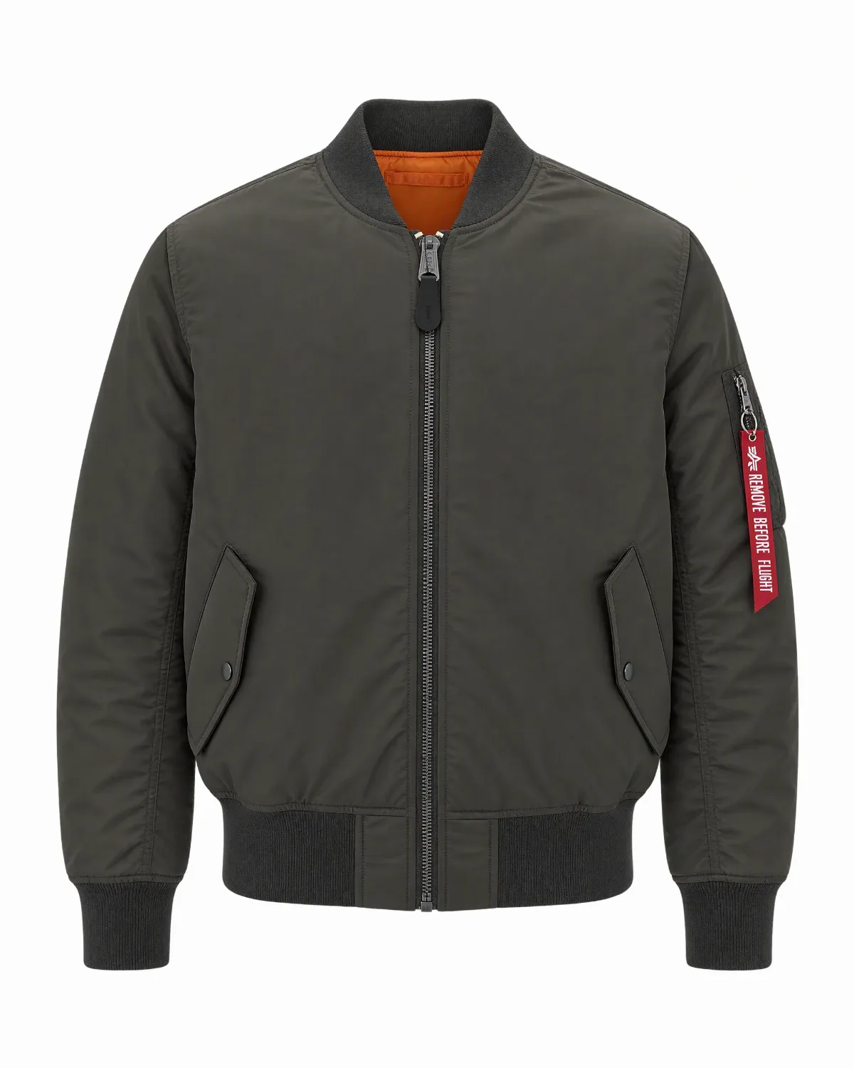 Padded Nylon Bomber Jacket by alpha industries