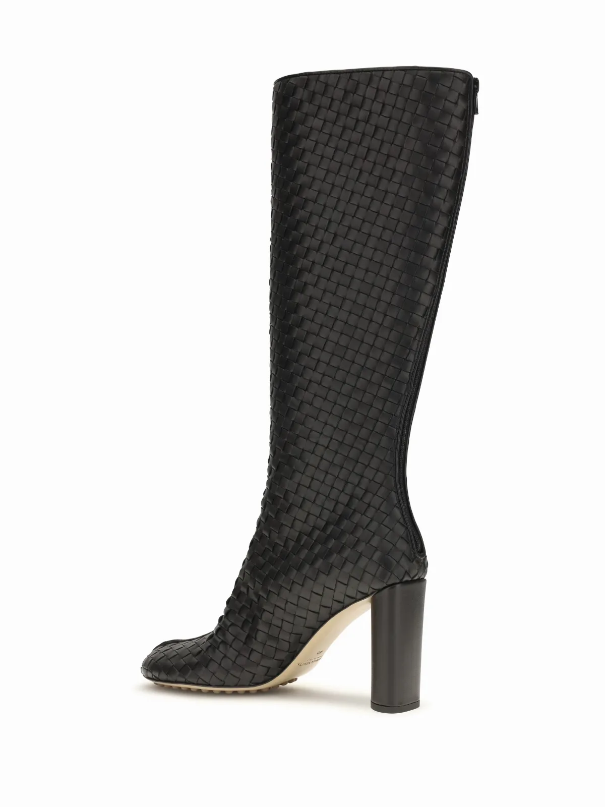 Cherry Intrecciato Boots by Bottega Veneta