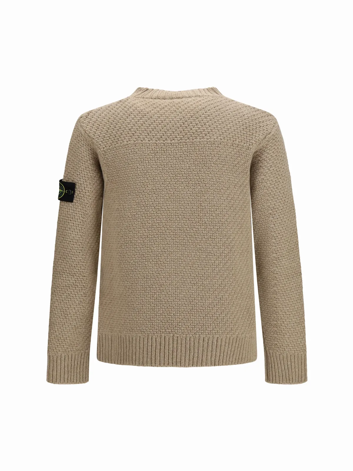 Basket-Knit Lambswool Sweater by Stone Island
