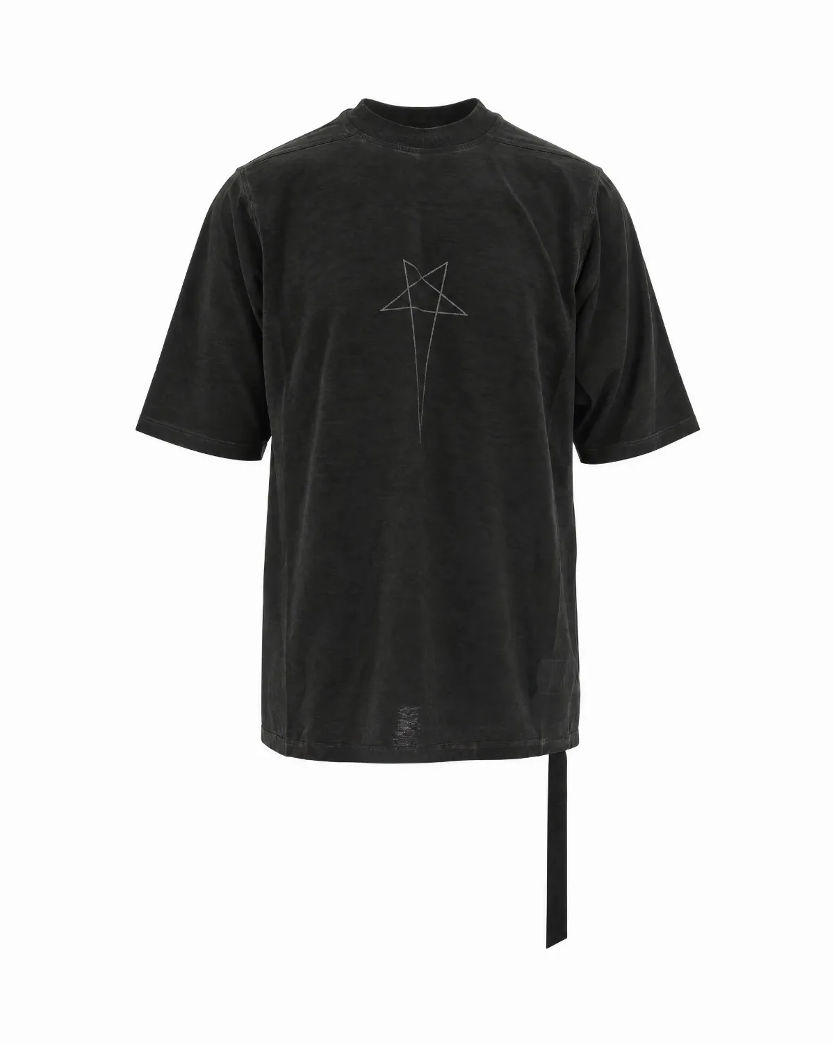Jumbo Faded Cotton T-Shirt by Rick Owens Drkshdw