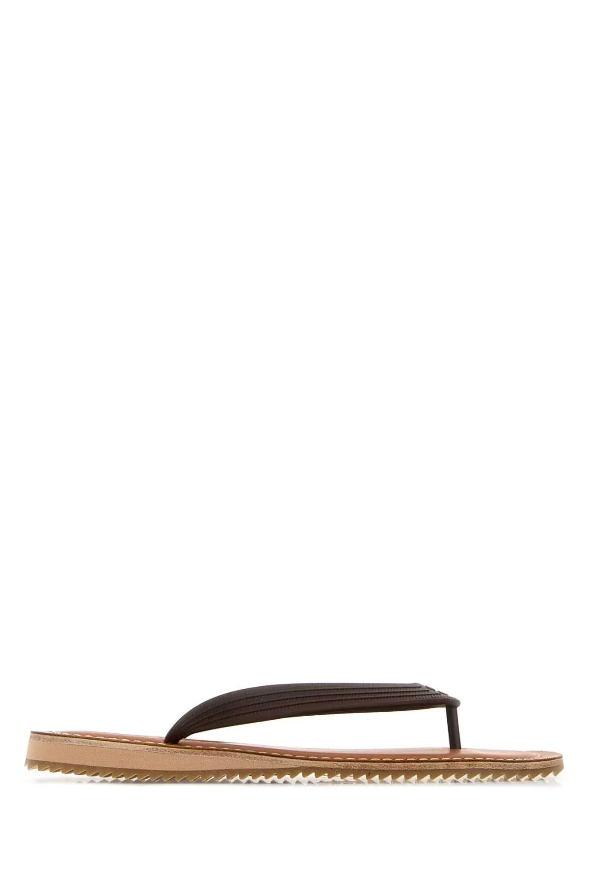 Rubber Thong Slippers by Miu Miu