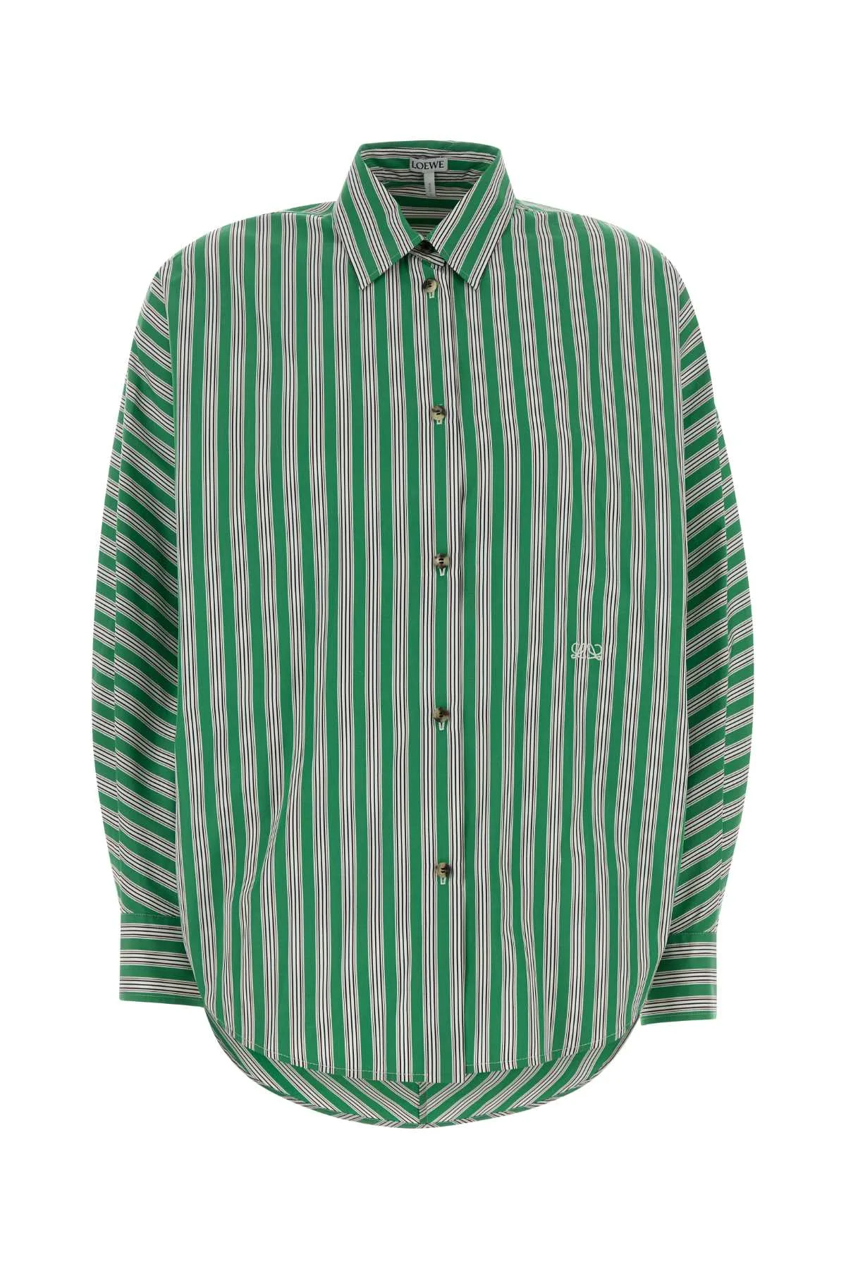 Striped Poplin Shirt by Loewe
