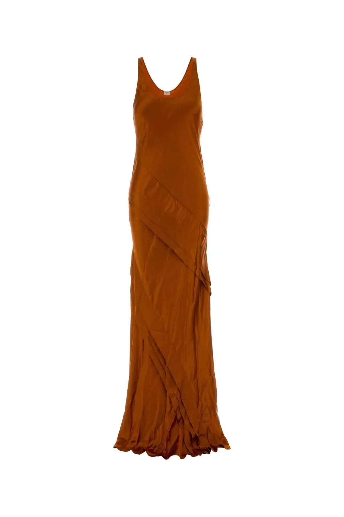 Satin Long Dress by Saint Laurent