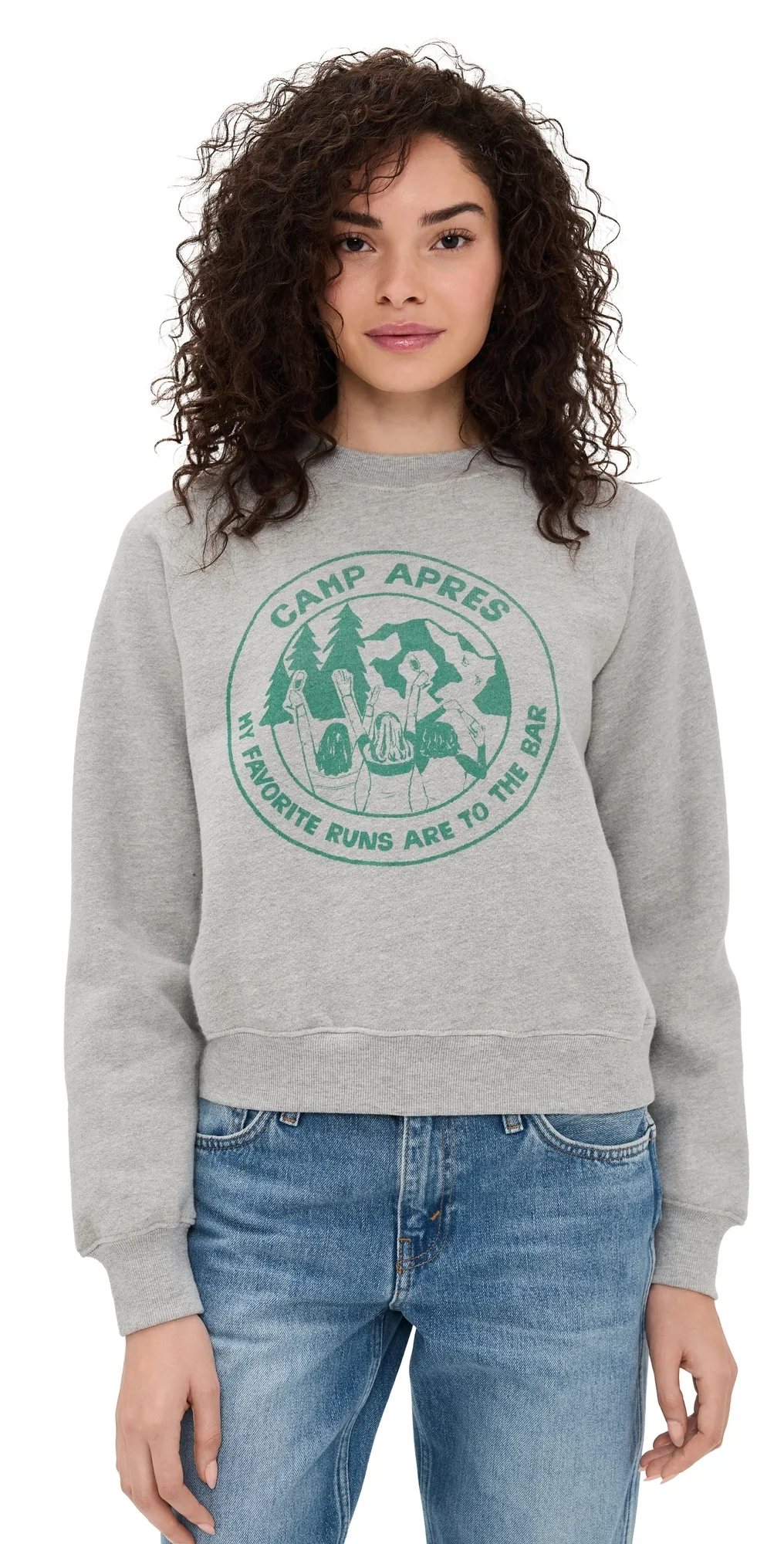 Classic Camp Apres Crewneck Sweatshirt by RE/DONE