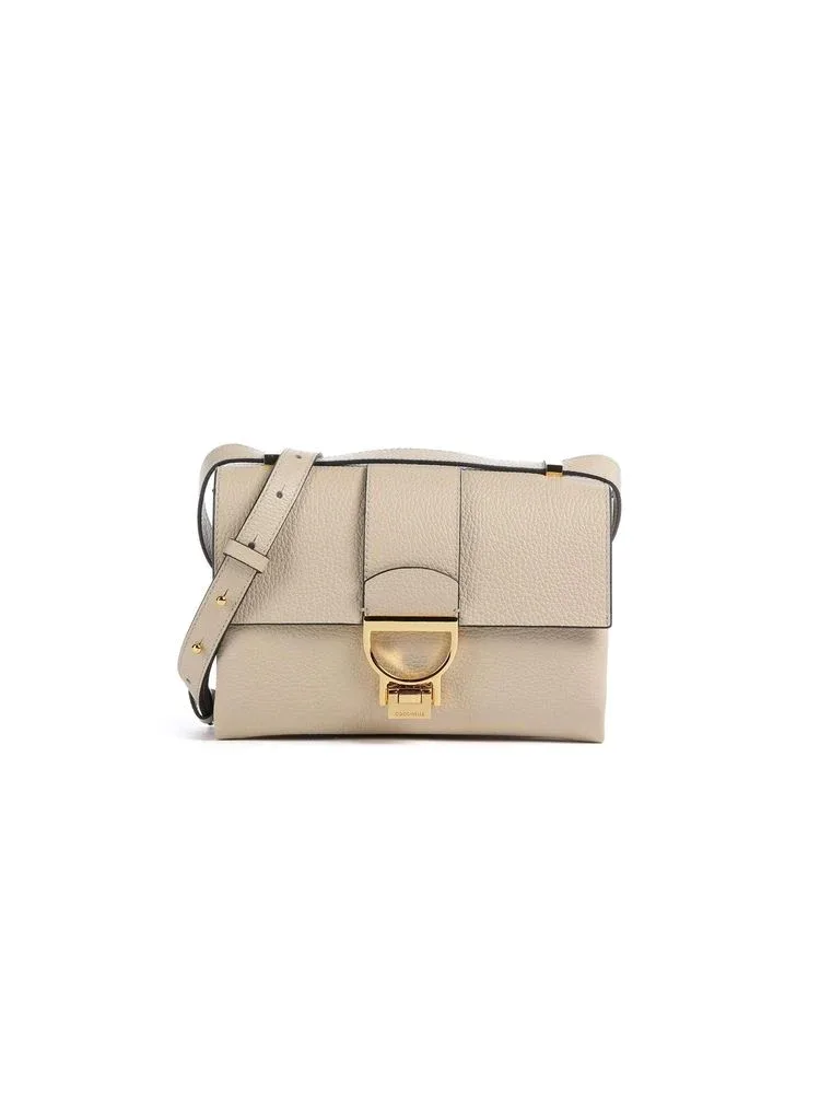 Arlettis Grained Leather Shoulder Bag by Coccinelle