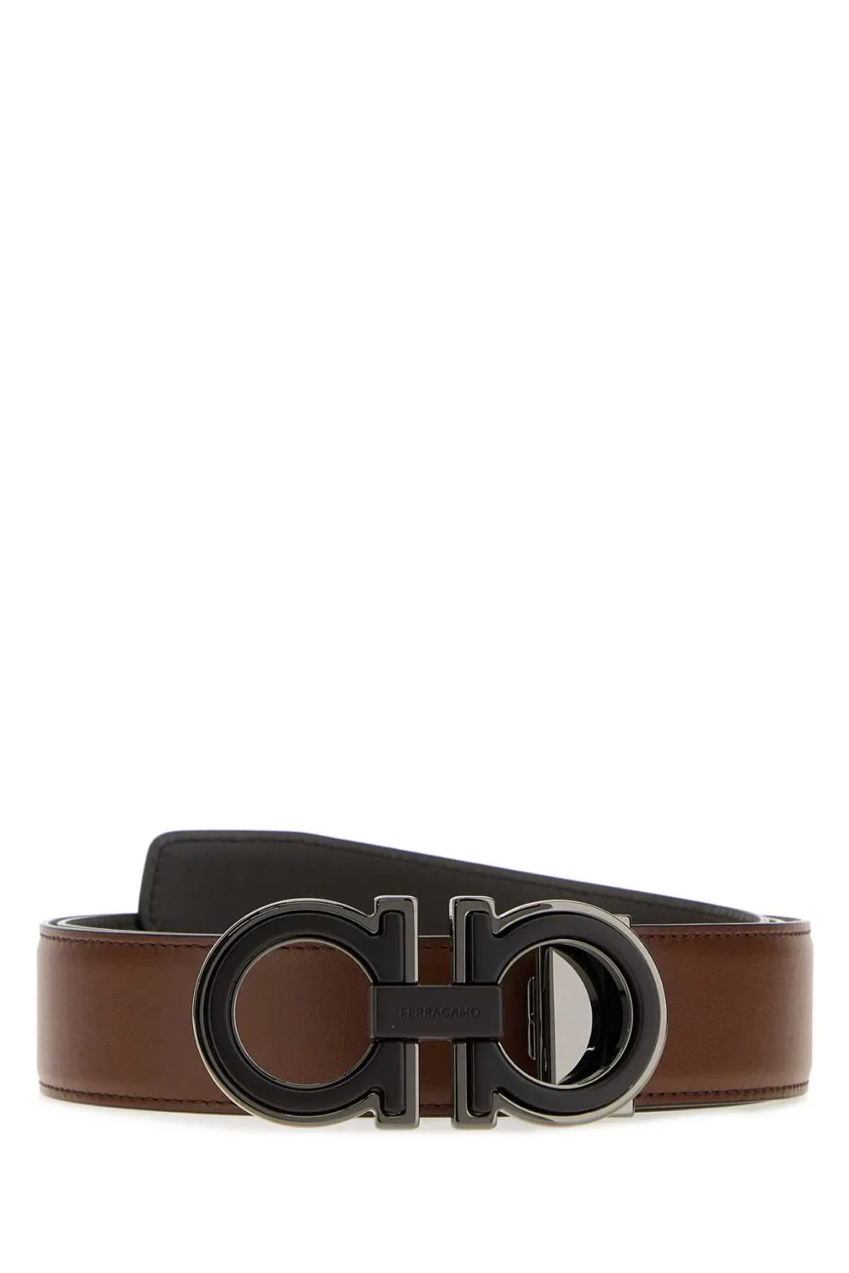 Midbrowntmoro Belt by Ferragamo