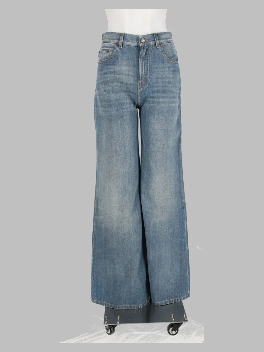 High-Waisted Wide-Leg Denim Jeans by Chloé