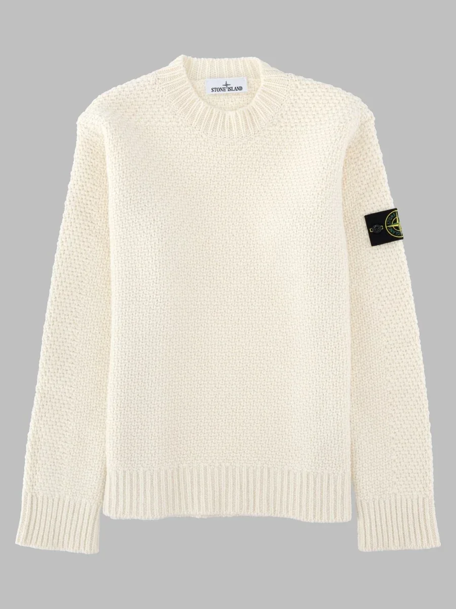 Oversized Virgin Wool Sweater by Stone Island