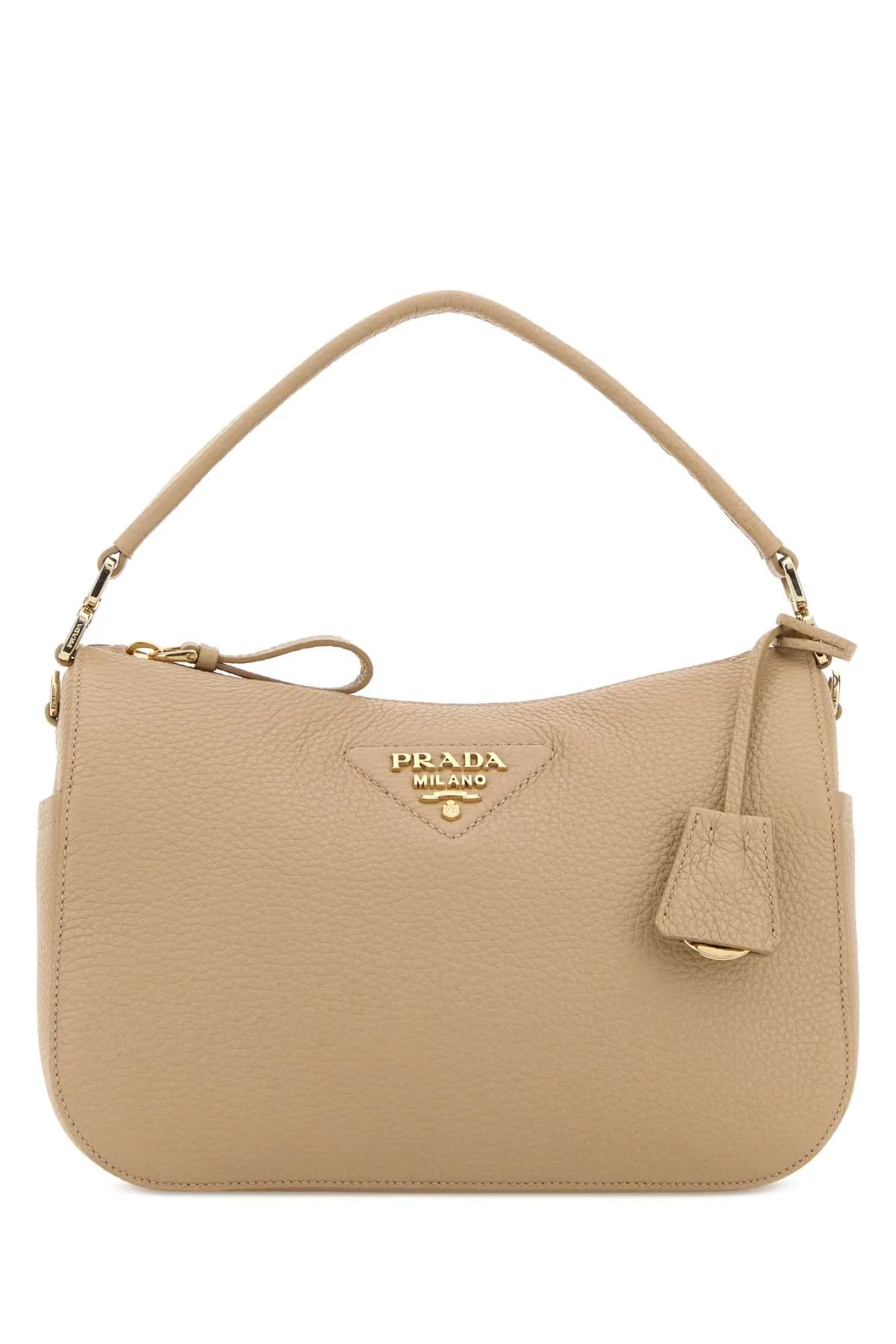 Sacca Calfskin Leather Shoulder Bag by Prada