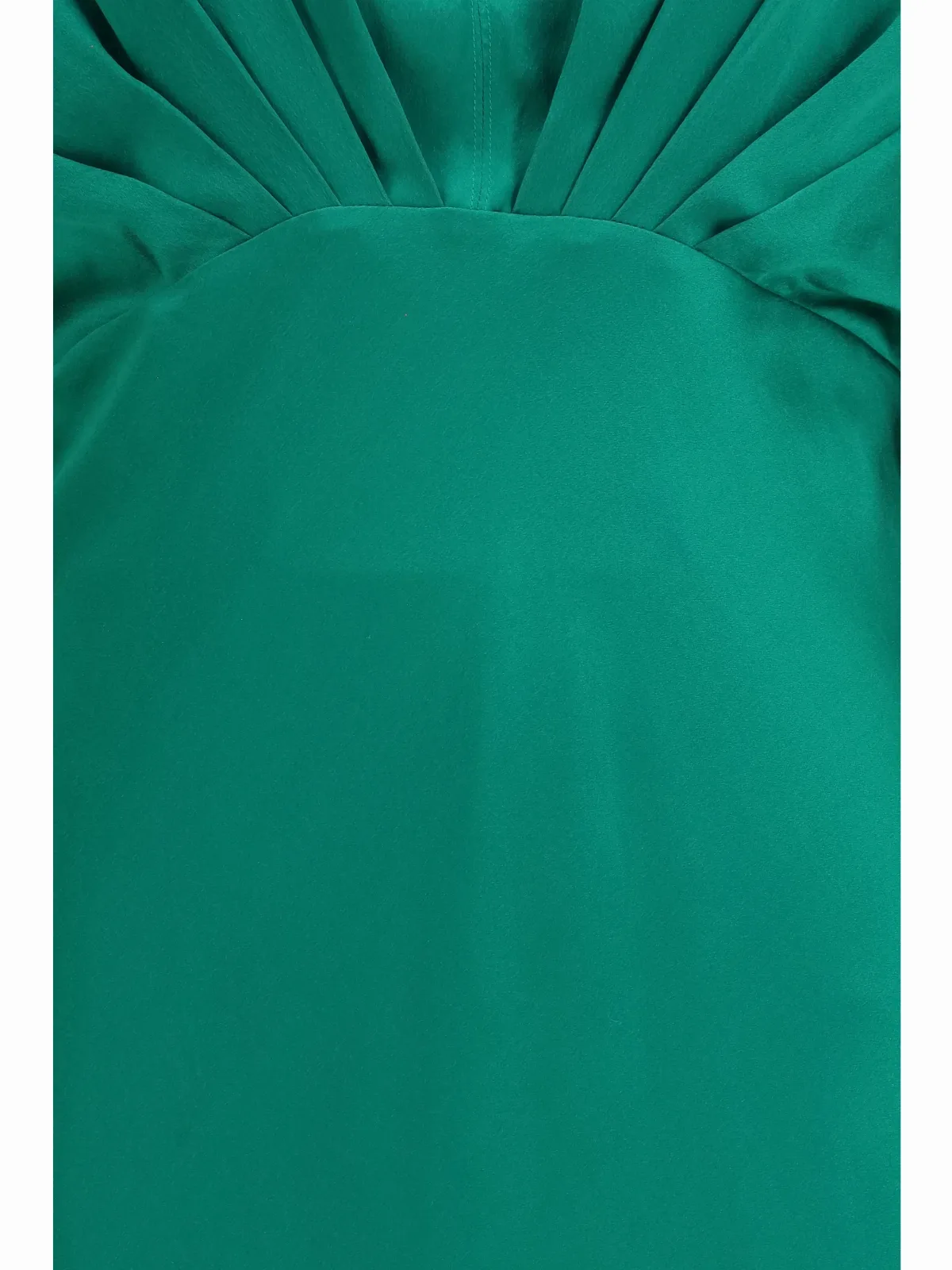 Silk Satin with Pleated Bodice Dress by Forte Forte