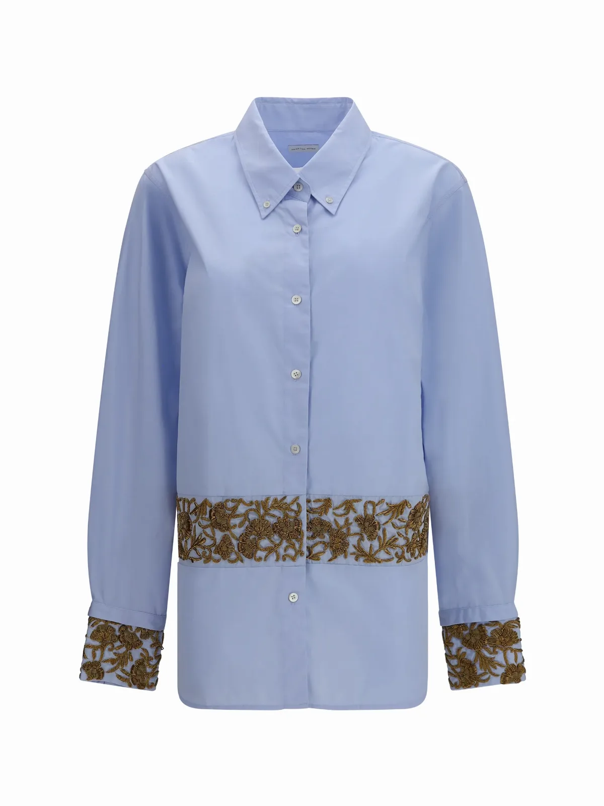 Embroidered Cotton Shirt by Dries Van Noten