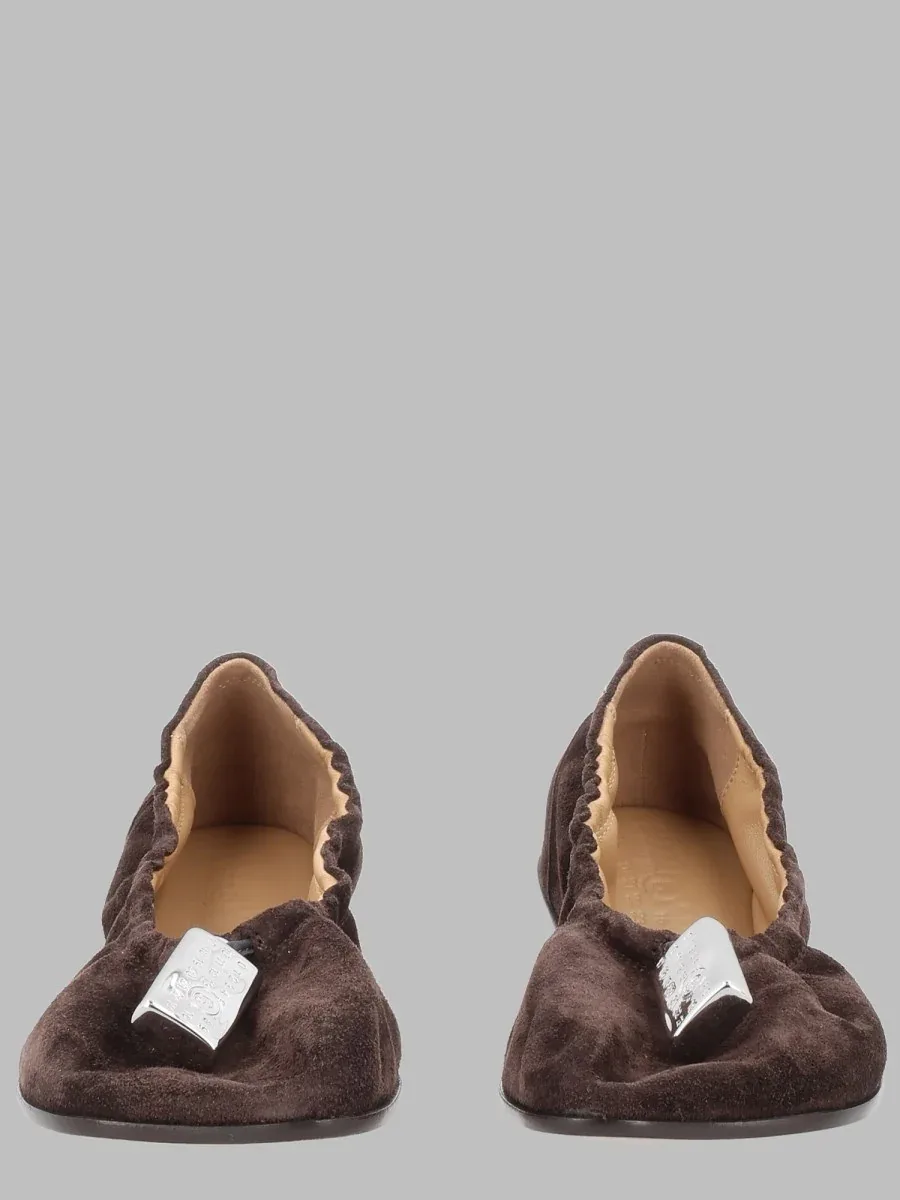 Anatomic Numeric Ballet Flats by MM6 Maison Margiela