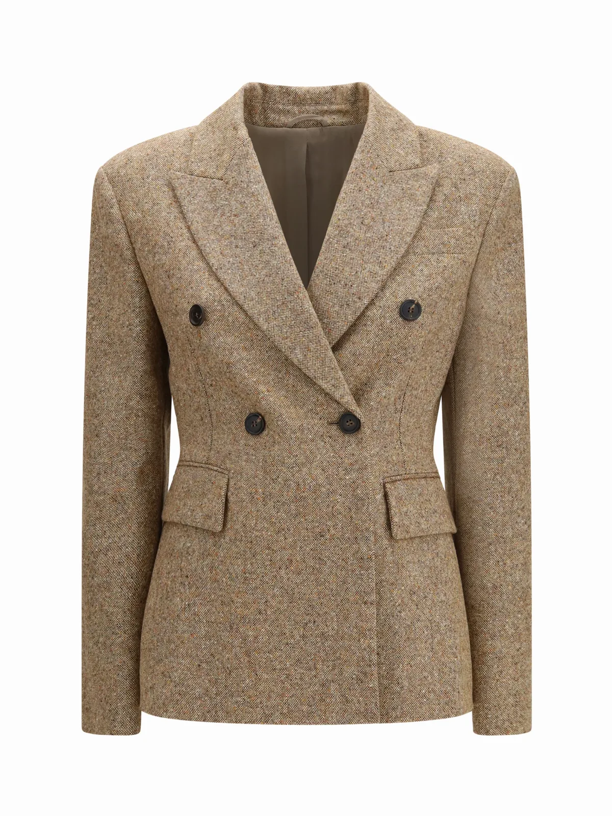 Donegal Wool with Monili Embroidery Blazer