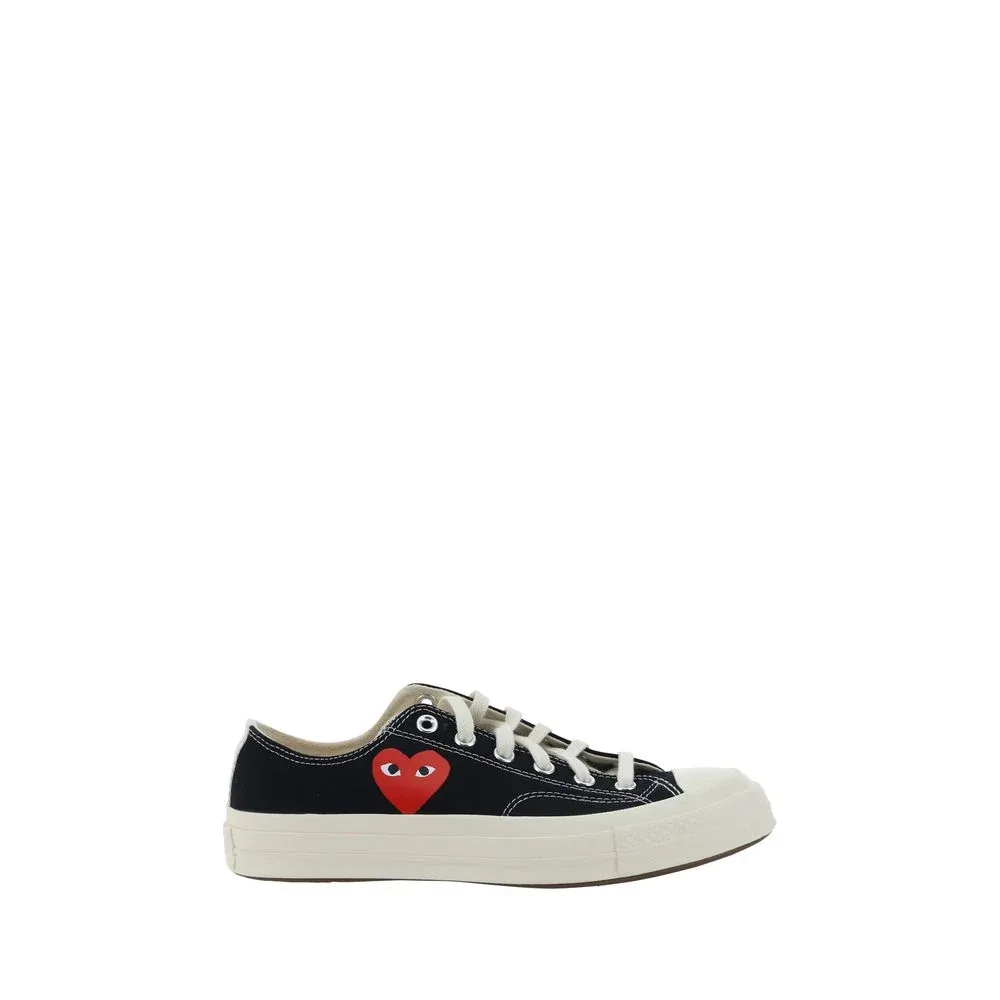 Comme Des GarçOns Play x Converse Cotton Low Top Sneakers by Comme Des GarçOns Play X Converse