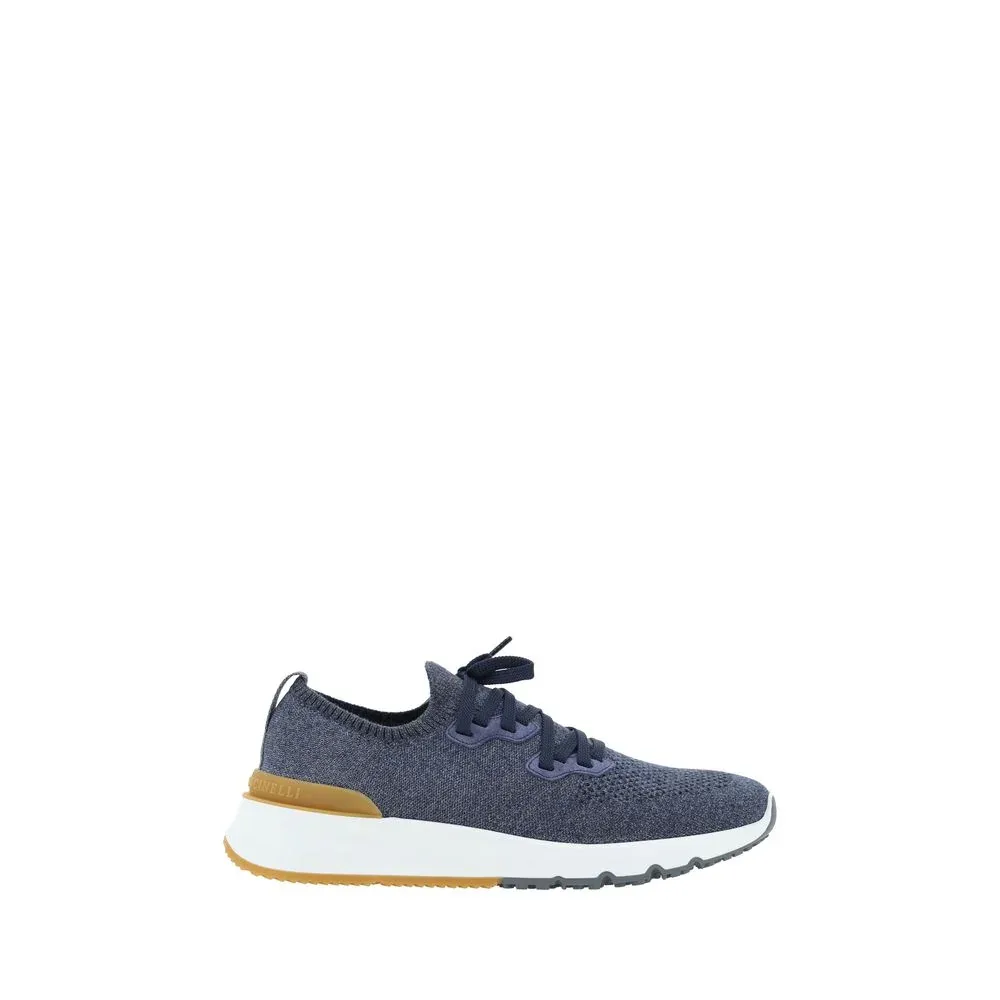 Cotton Athletic Sneakers by BRUNELLO CUCINELLI