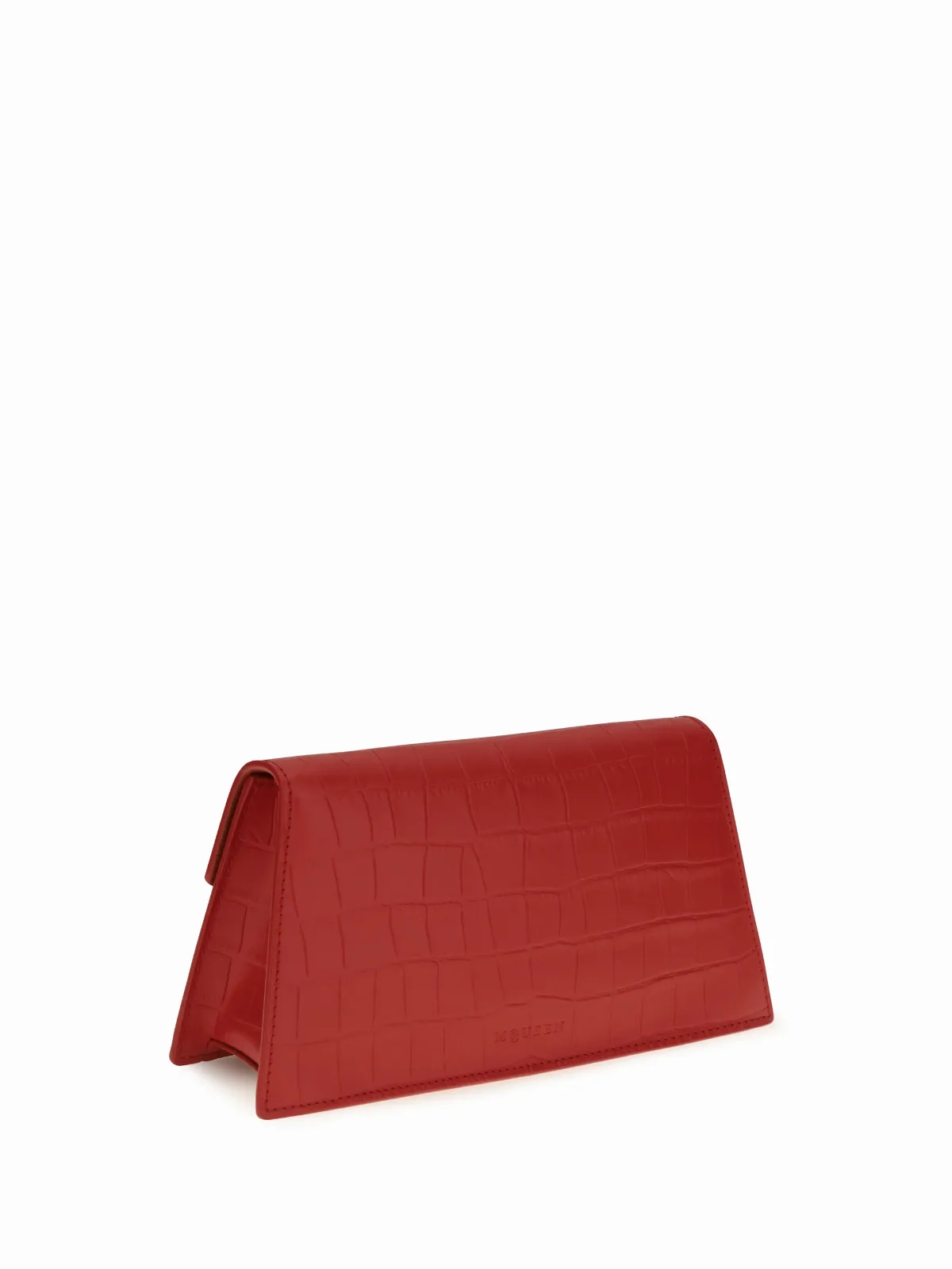 Mini Skull Calfskin Leather Clutch by alexander mcqueen