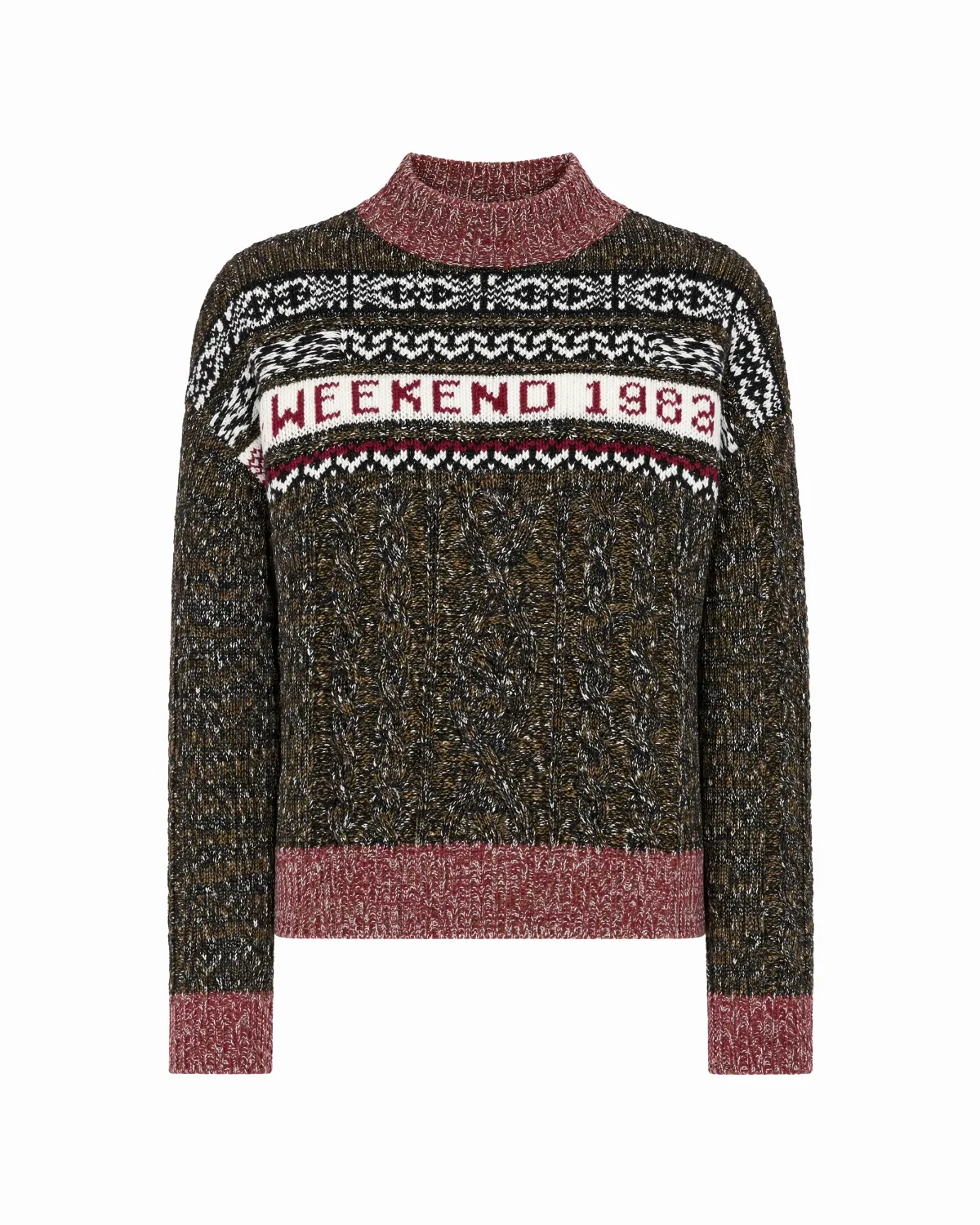 Jacquard-Knit Sweater by Weekend Max Mara