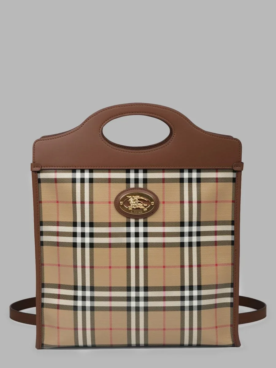 Pocket Top Handle Bag by Burberry