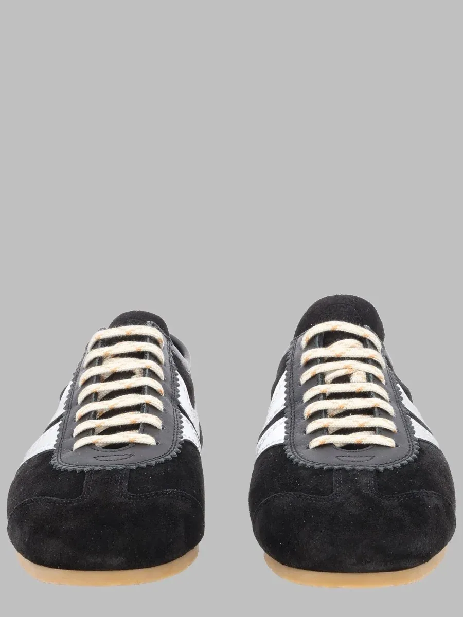 Low-Top Leather Sneakers by Dries Van Noten