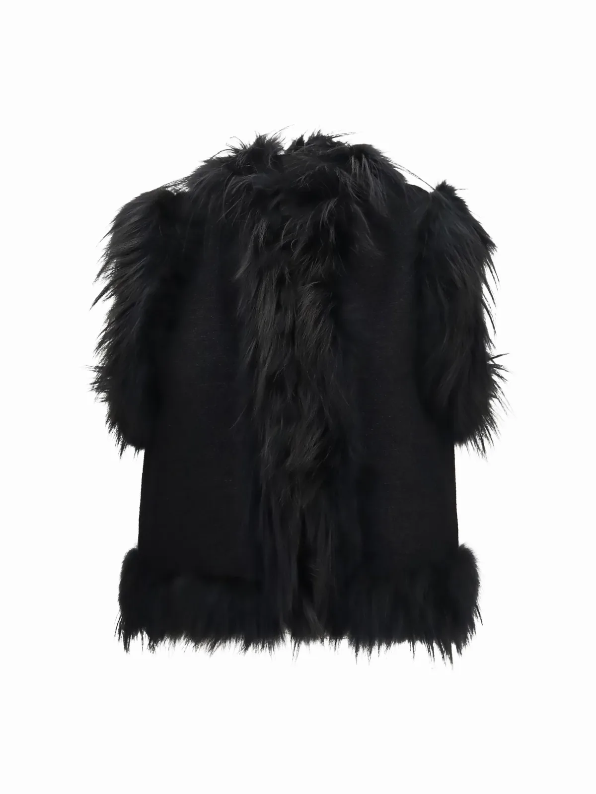 Wool and Fox Fur Gilet