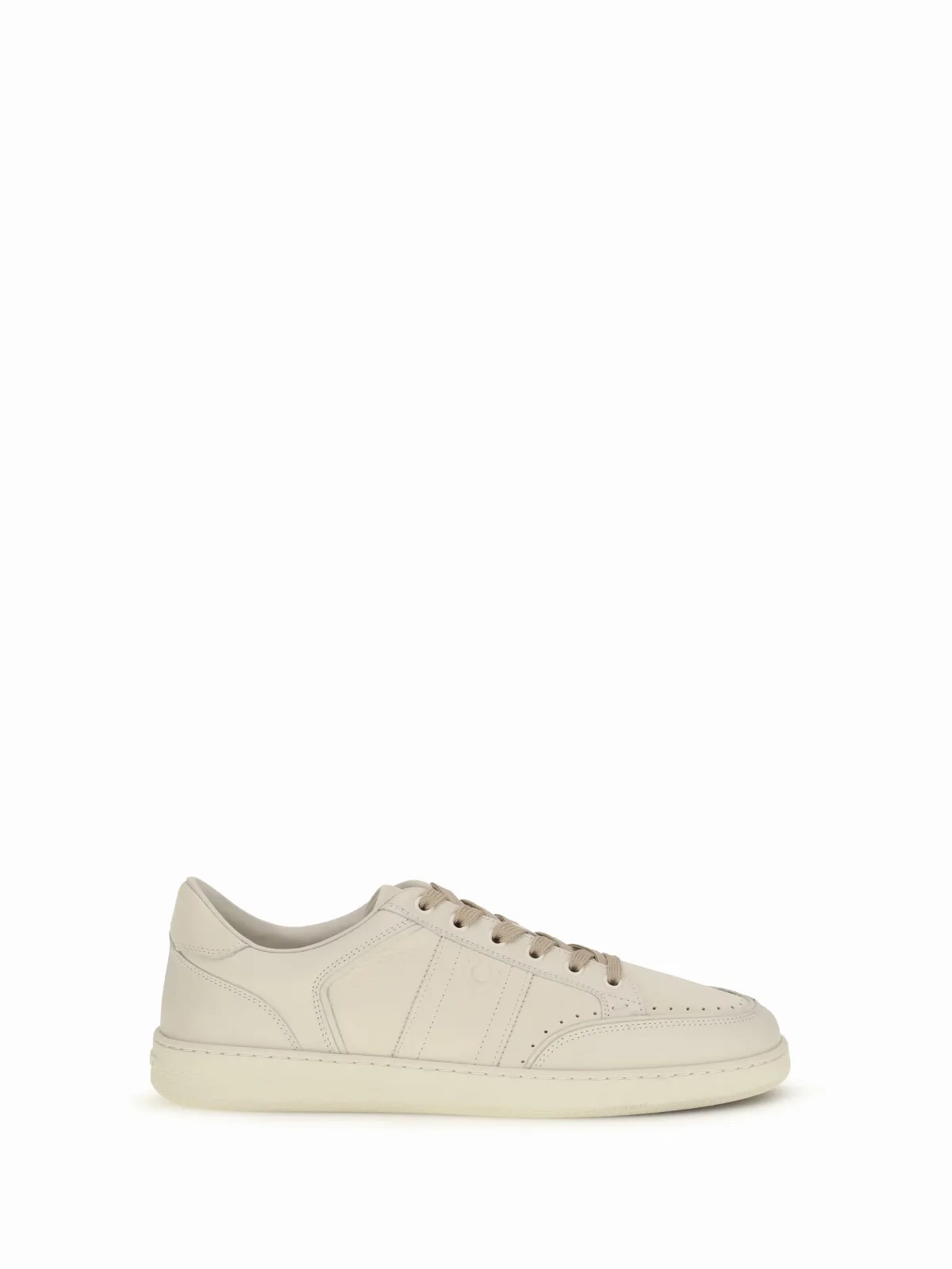Nubuck and Calf Leather Sneakers by Ferragamo