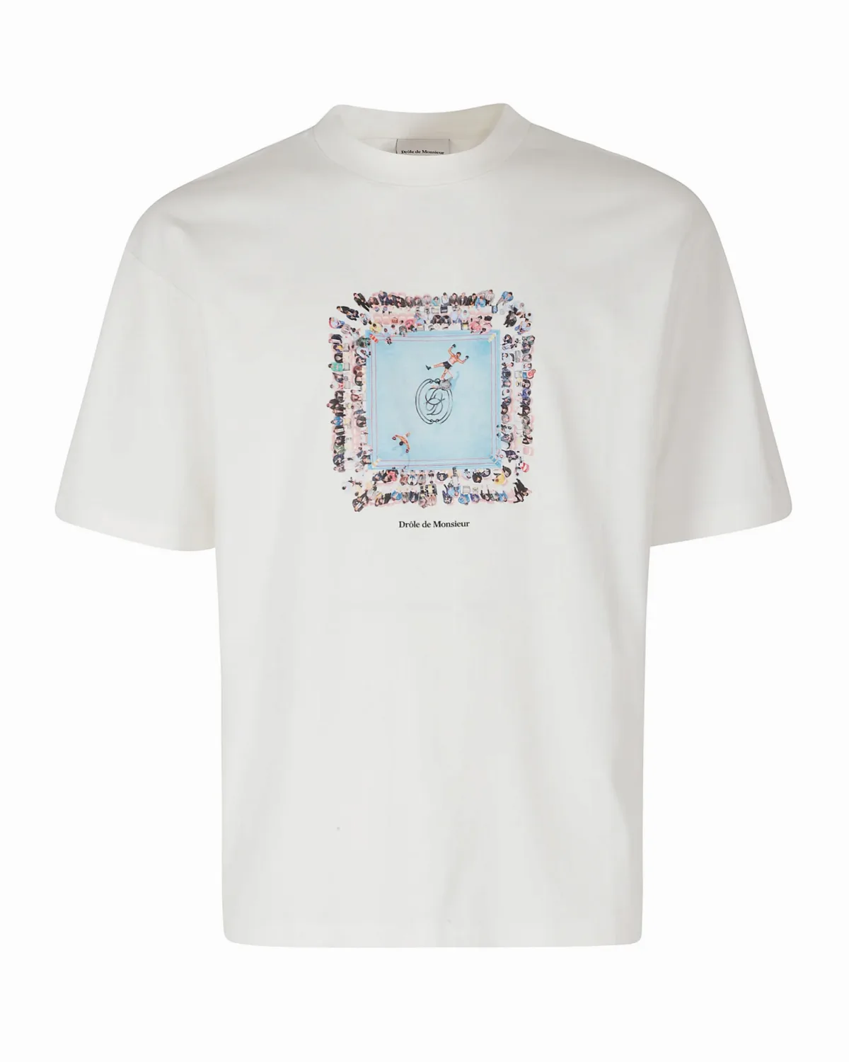 Boxers Ring Graphic Cotton T-Shirt by DrôLe De Monsieur
