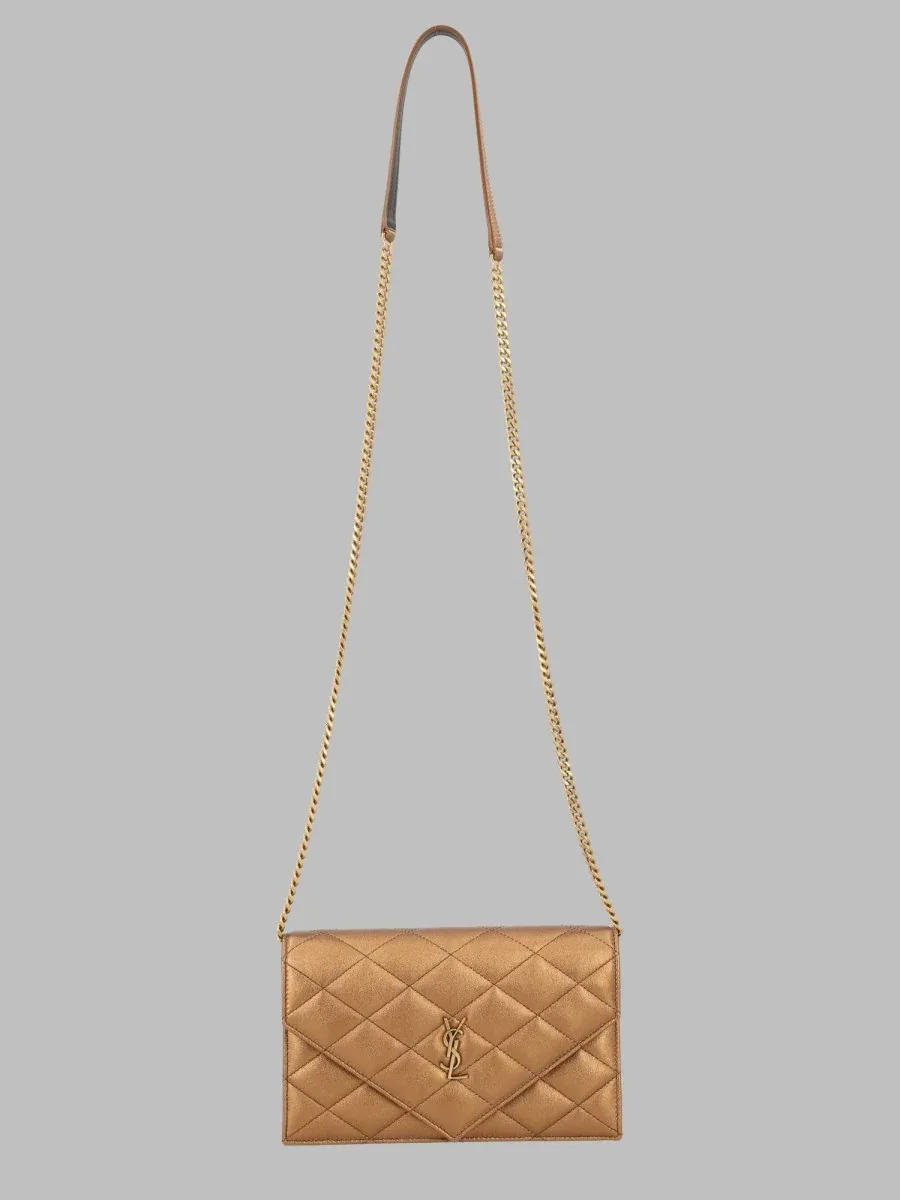 Calfskin Leather Bag by Saint Laurent
