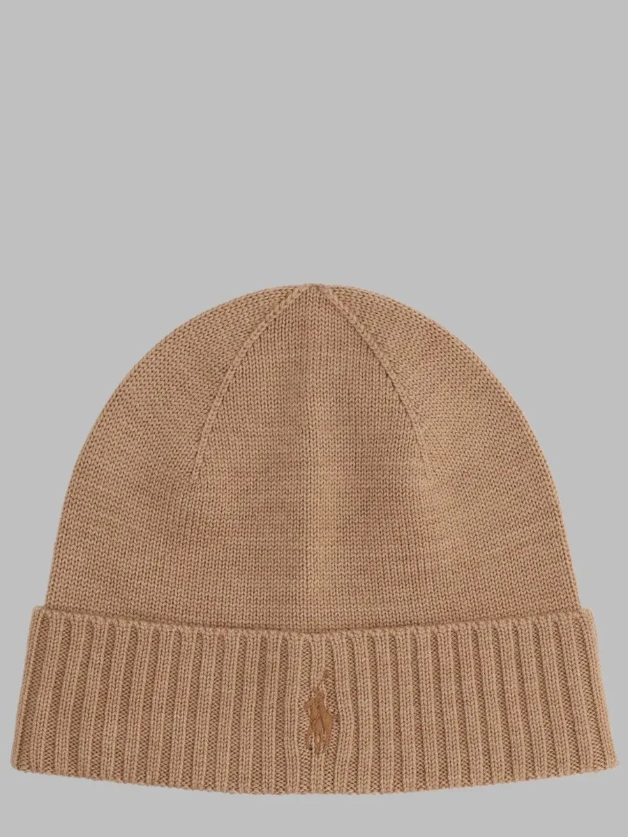 Wool Logo Beanie by Polo Ralph Lauren